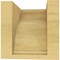Ekena Millwork 5"W x 5"D x 5"H Wide Helena Rough Cedar Woodgrain TimberThane Corbel, Primed Tan CORUR05X05X05HELRCPR - alternate 6